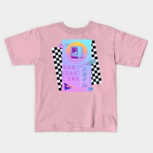 Vaporwave CSS Kids T-Shirt